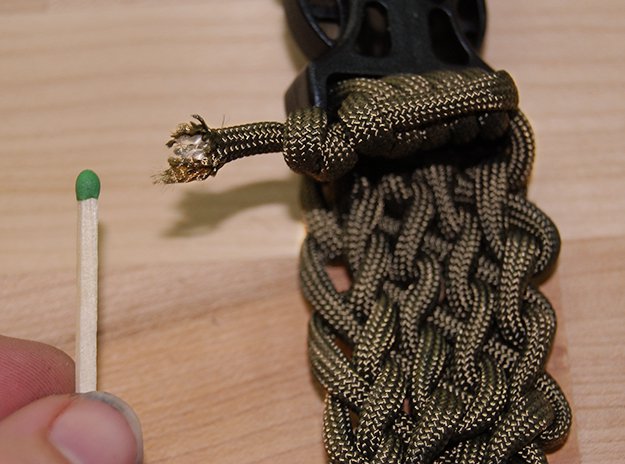 Burn the end | Paracord Belt | How To Make A Paracord Belt: Step-By-Step Instructions