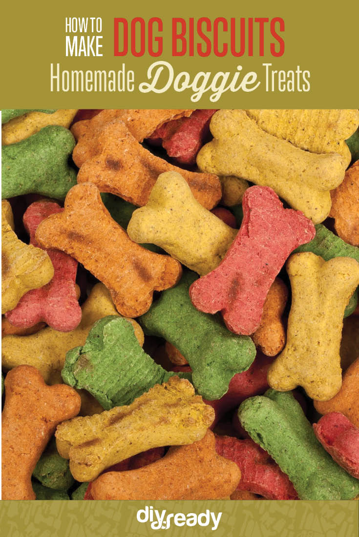 Homemade Dog Biscuits Recipe | How To Make Doggie Treats | https://diyprojects.com/homemade-dog-biscuits-recipe/