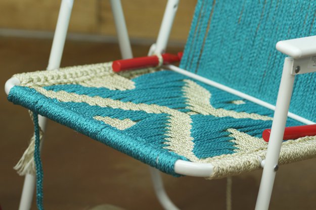 Start the Horizontal Weave | How To Make A Macrame Lawn Chair | DIY Projects 