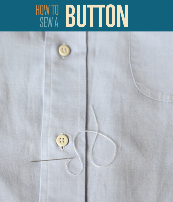 How to Sew a Button | Easy Sewing Tutorials