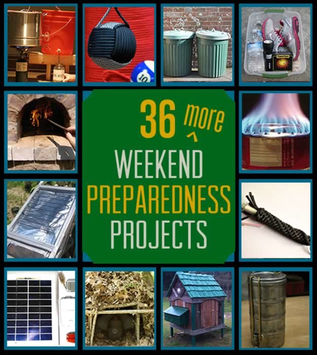 36 More Weekend DIY Preparedness Projects for Preppers
