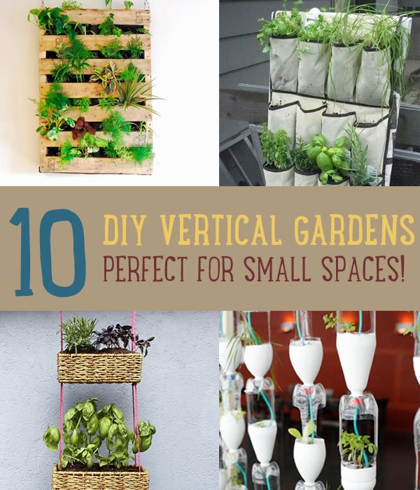 Placard Pinterest | DIY Vertical Gardening Projects For Small Space Gardening | vertical garden plans