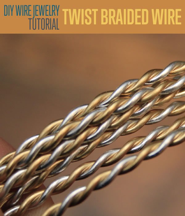 braided wire tutorial, make your own braided wire, braided wire jewelry DIY, DIY jewelry