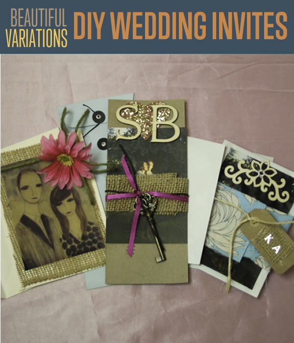 Three Beautiful Wedding Invitation Ideas | DIY Wedding Invitations