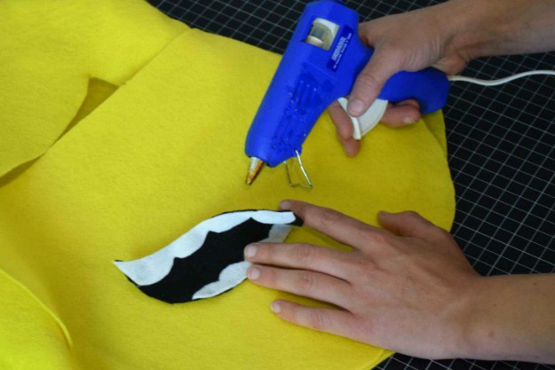 Glue in your teeth | How To Make A Minion Costume | DIY Costume Plans 