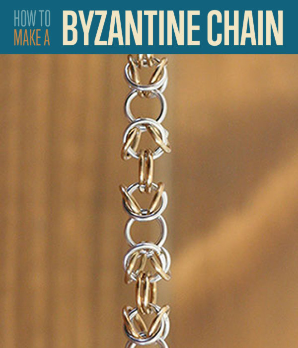DIY Jewelry Making | How To Weave A Byzantine Chain