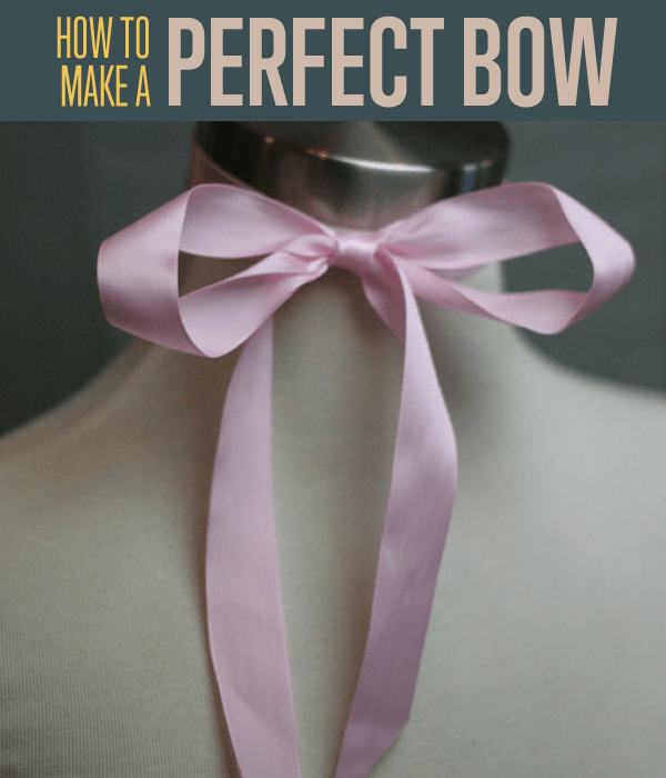 How to Make a Bow Out of Ribbon | How to Tie a Perfect Bow