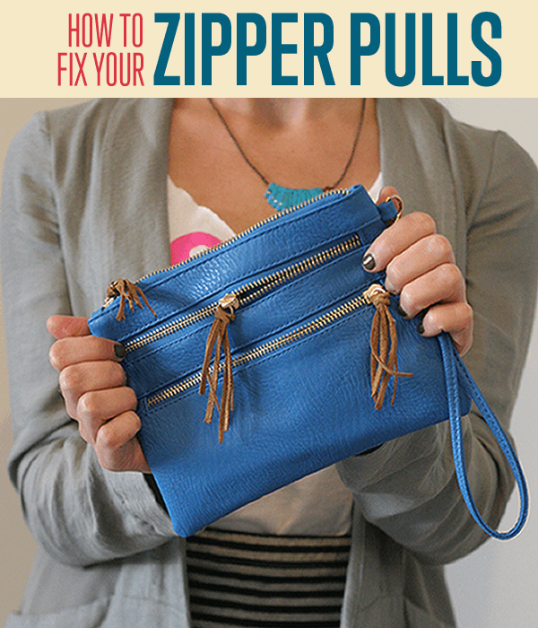 How to Fix Zipper Pull | Zipper Repair | Leather Tassel Zipper Pulls DIY Projects.com