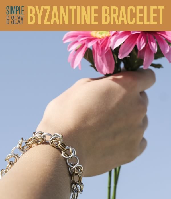 DIY Jewelry Making Project | Handmade Byzantine Chain Bracelet