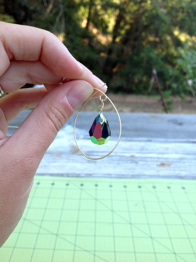 How To Make Teardrop Earrings | Wire Wrapping Techniques
