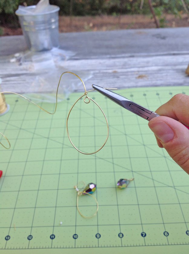 How To Make Teardrop Earrings | Wire Wrapping Techniques