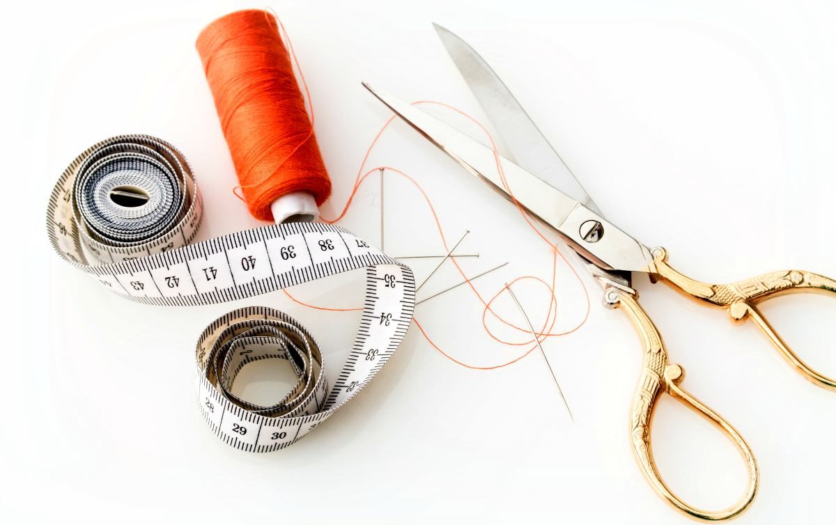 Gold and Silver Scissor | Sewing Hacks, Tips, And Tricks For Your DIY Projects