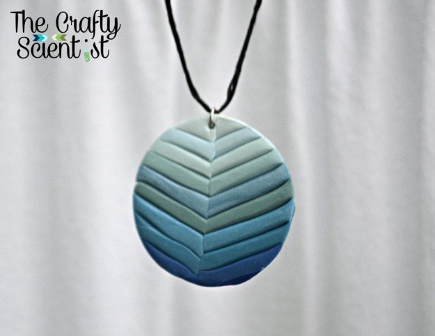 How to Make Chevron Ombre Clay Pendants | More Cool Projects For Teens