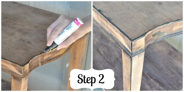 How To Distress A Table | Furniture Painting Technique