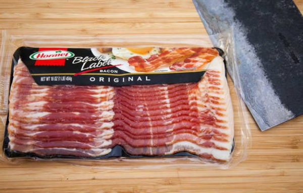 Use a sweet style bacon for a candied bacon weave.