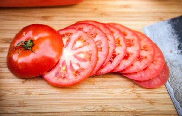 Tomato slices for your bacon weave BLT.
