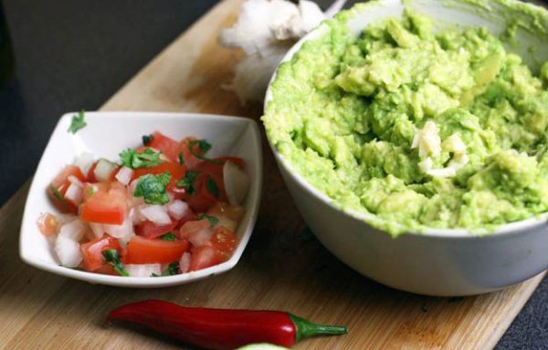 You can have your Pico de Gallo on the side or mixed in your guacamole.