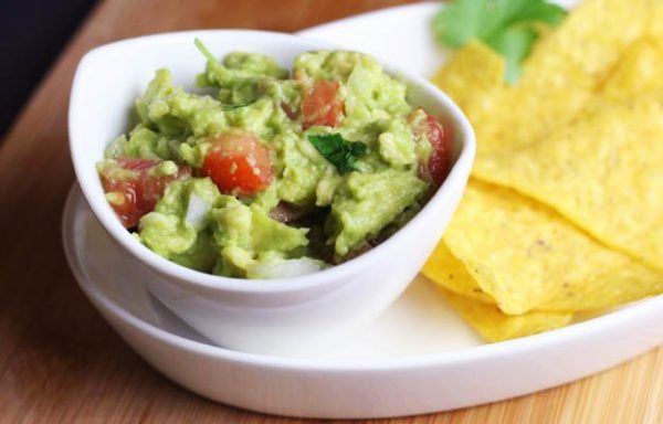 Guacamole dip goes well with anything.