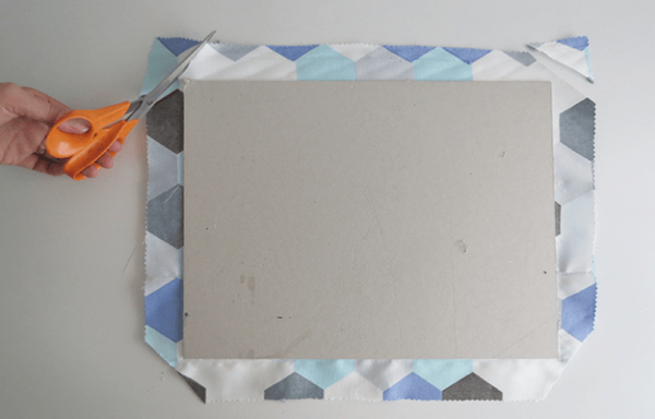 Clean the edges of your mail organizer.