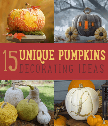 15 Pumpkin Decorating Ideas