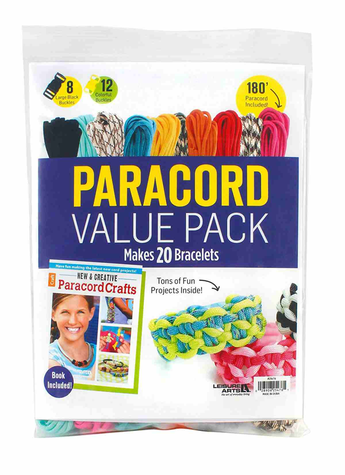 Paracord Value Pack Crafting Hanks | DIY 4 Strand Paracord Braid With Core And Buckle | paracord braid | paracord bracelet