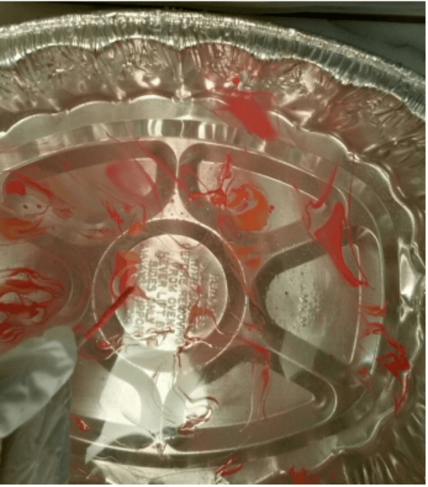 DIY Marbleized Ceramic Bowl