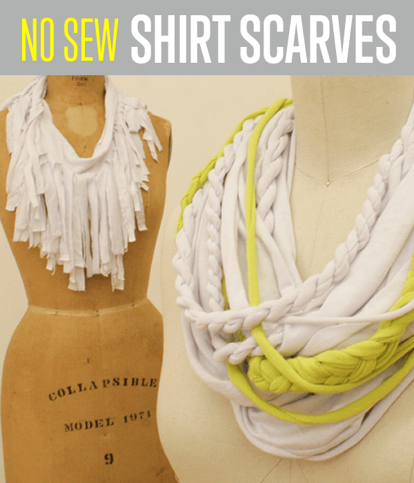 No Sew Shirt Scarf Projects Diy