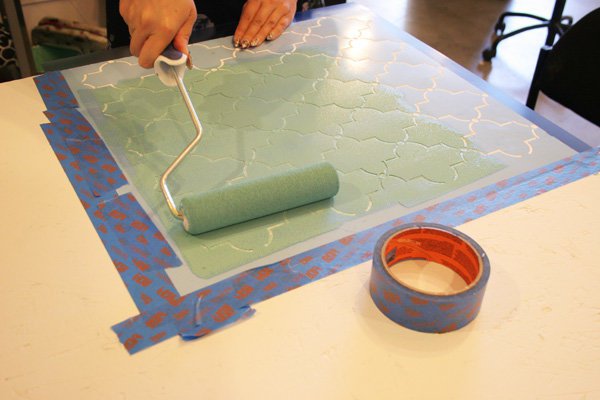 How To Stencil A Table