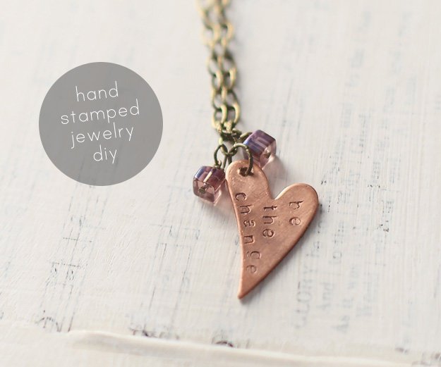 Easy Metal Stamped Jewelry