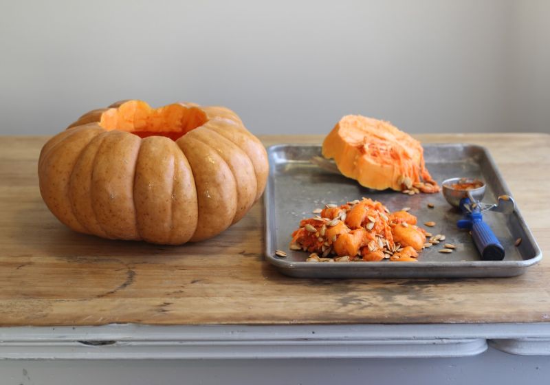 Scoop Out the Pumpkin | thanksgiving decor