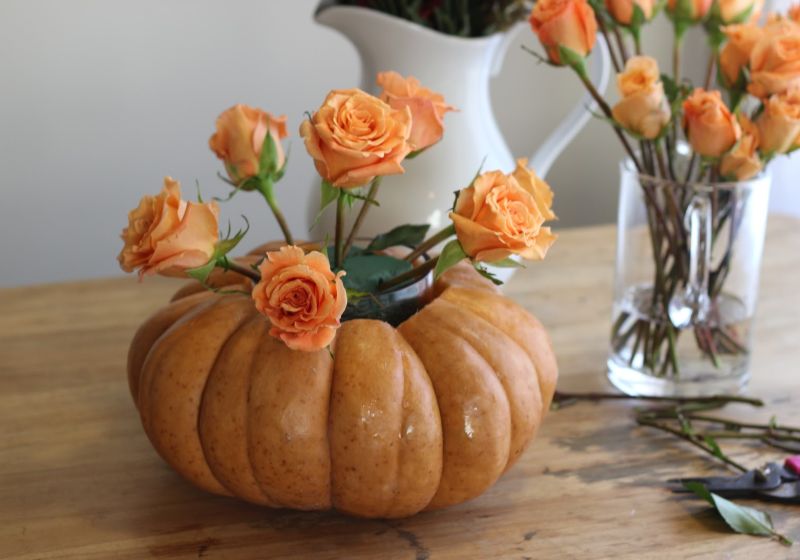 Start With the Floral Arrangement | diy thanksgiving decorations