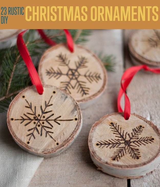23 Homemade Christmas Ornaments  Christmas Decorating 