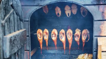 Feature | Smoked hot fishes in a wooden smokehouse | Smokehouse Build From Pallets | DIY Smoker For Less Than $100