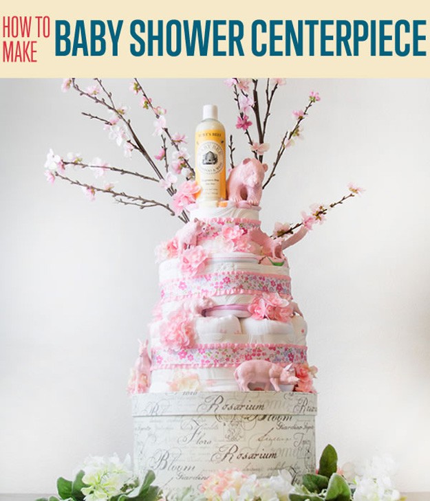 How to Make a Baby Shower Centerpiece | Baby Shower Ideas for Girls