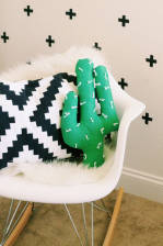 DIY Cactus Pillow | 17 Adorable DIY Pillow Ideas
