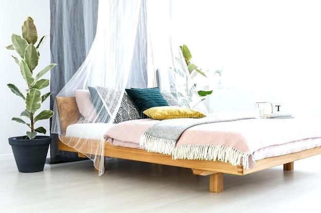 Check out How To Make a Romantic DIY Bed Canopy at https://diyprojects.com/make-romantic-bed-canopy/