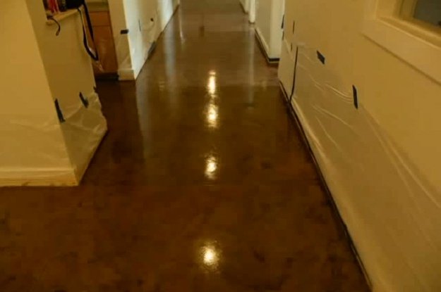 Acid Stain Your Floor | More Awesome Man Cave Ideas For Manly Crafts Lovers | small man cave ideas
