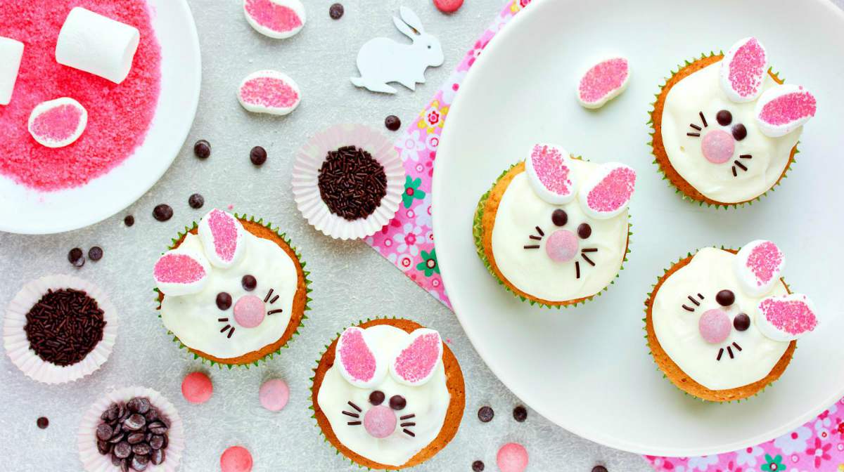 Easter bunny cupcakes , Easter food craft idea for kids | Easter Crafts, Recipes, And Cool DIY Ideas For Your Celebration