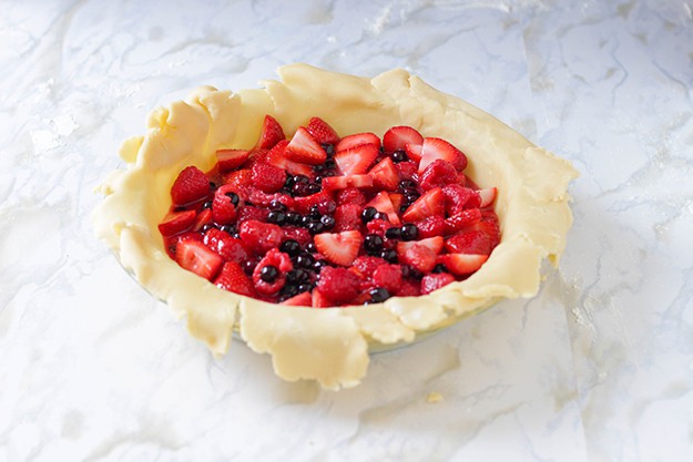 Savory Fruit Pie Recipe | www.diyprojects.com/triple-berry-pie-recipe/