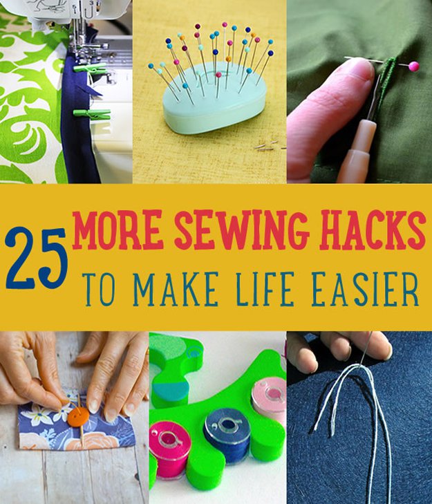 More Sewing Hacks To Make Your Life Easier | https://diyprojects.com/sewing-hacks/
