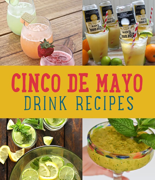 18 Cinco de Mayo Drink Recipes For Your Fiesta | https://diyprojects.com/diy-drink-recipes-cinco-de-mayo-ideas