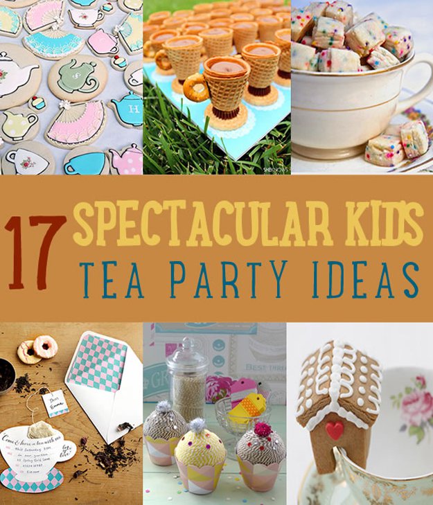 Spectacular DIY Kids Tea Party Ideas | https://diyprojects.com/kids-tea-party-ideas/