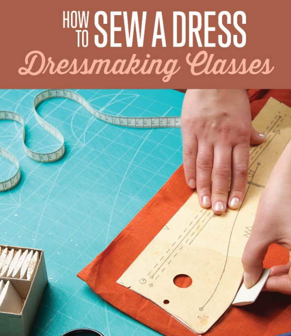 how to sew a dress | Get started sewing with our dressmaking classes on DIY Projects at https://diyprojects.com/how-to-make-a-dress-dressmaking-classes