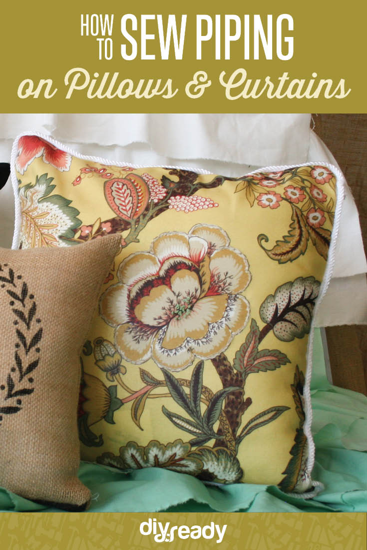 How to Make a Pillow | Learn to sew your own pillow with piping and embroidery!