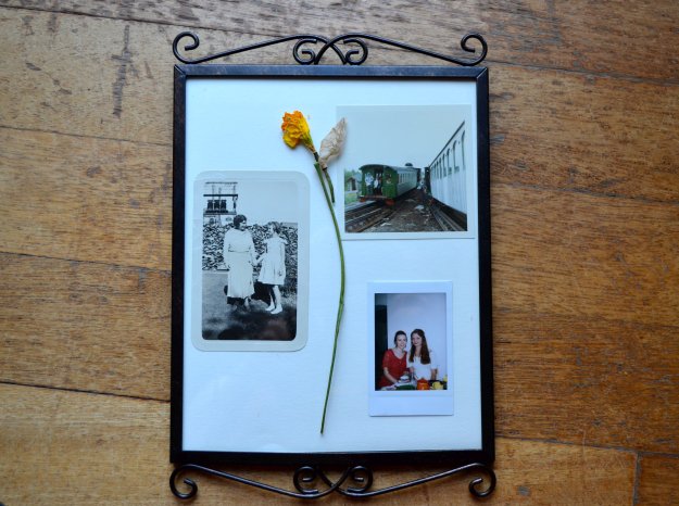 Hang up your Polaroids! | DIY Polaroid Frames at https://diyprojects.com/diy-polaroid-frame-project