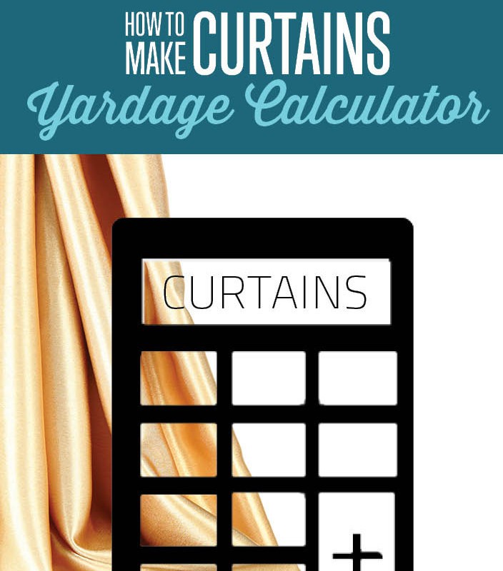 Excellent yardage calculator to measure your fabric for curtains!