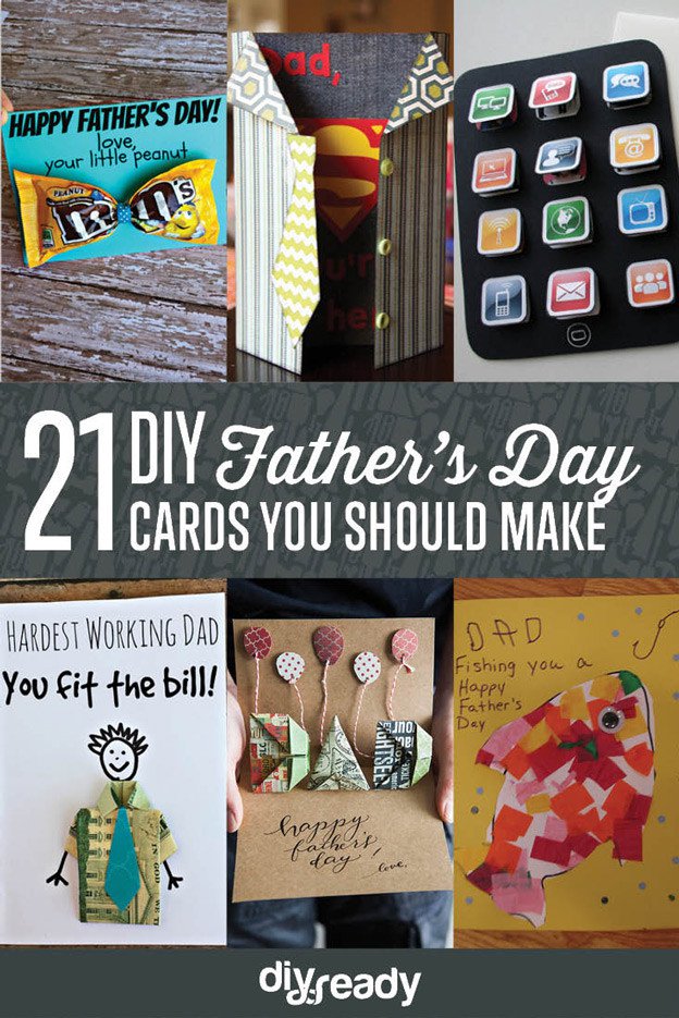 21 DIY Father's Day Card Ideas And Designs To Surprise Your Dad