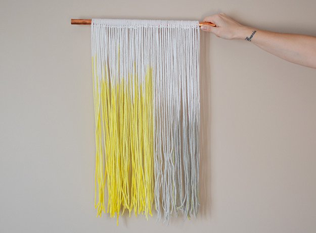Simple Homemade String Craft Wall Art |