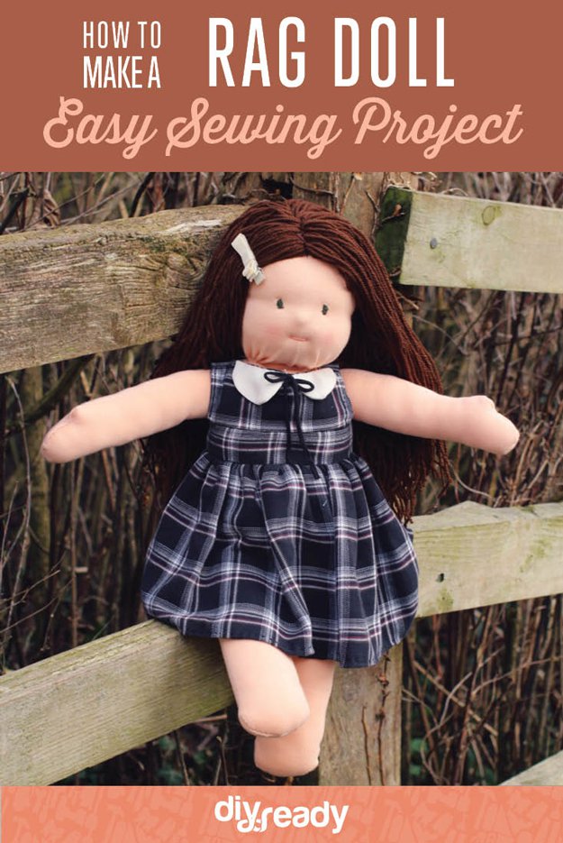 How to Make a Rag Doll | https://diyprojects.com/how-to-make-a-rag-doll/