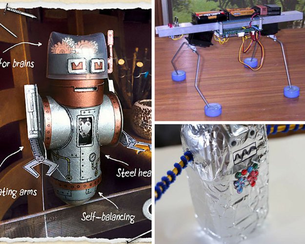 Cool DIY Robot Ideas for Homeschoolers | https://diyprojects.com/cheap-and-easy-diy-projects-for-homeschoolers/
